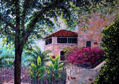 Coral Gables, Florida painting by Carolton Barron