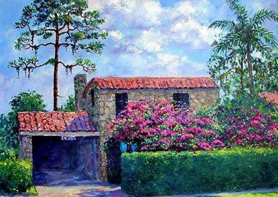 Coral Gables, Florida painting by Carolton Barron