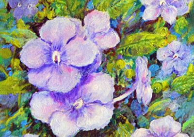 flower painting by Carolton Barron